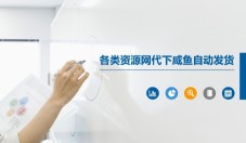 各类资源网代下咸鱼自动发货