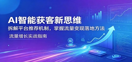 AI智能获客新思维：拆解平台推荐机制，掌握流量变现落地方法