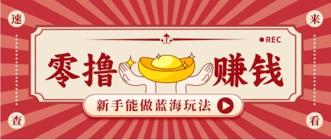 新手也能变现的蓝海玩法，一个人人能做的项目，需求量极大日入300+！